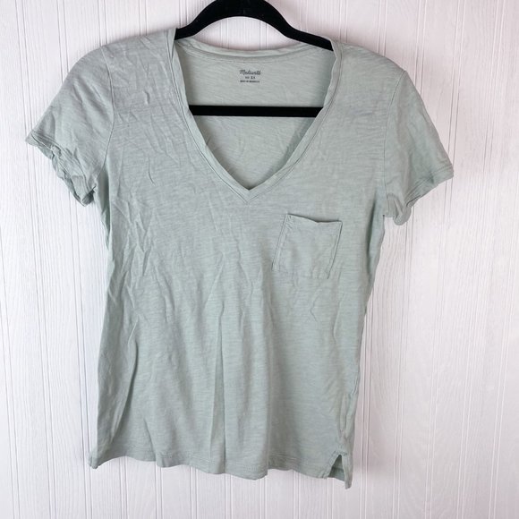 Madewell light green pocket tee size XS - Picture 1 of 4